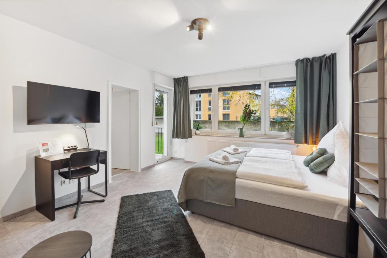 1 Zi. Wohnung, 34M², Parken, Messe Dus Duisburg Buitenkant foto
